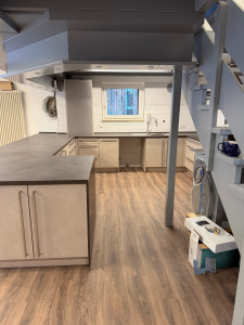 Blick in die Küche im Café Novum in Hagen