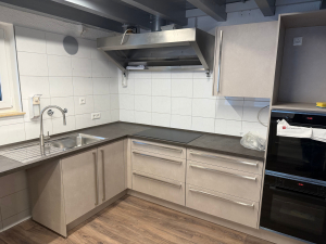 Blick in die Küche im Café Novum in Hagen